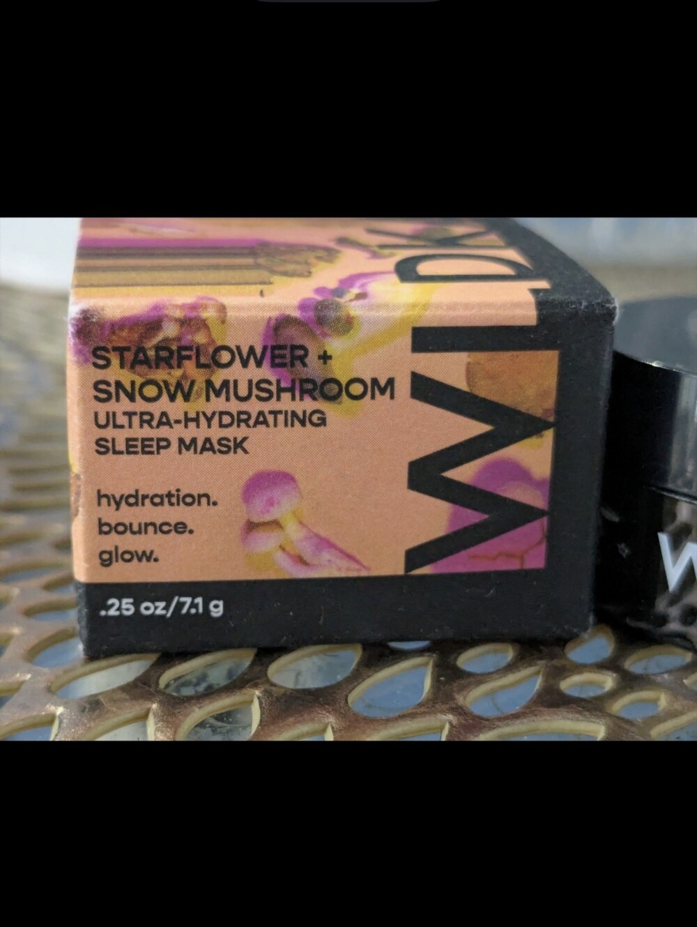WLDKAT STARFLOWER + SNOW MUSHROOM ULTRA-HYDRATING SLEEP MASK.